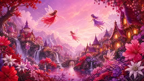 Fairy Village With Edelweiss