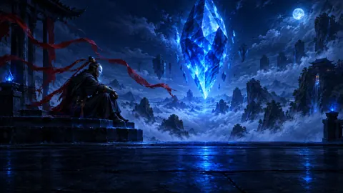 Masked Guardian and Sapphire Crystal