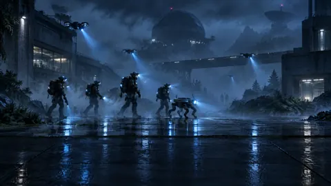 Rescue Scouts at Research Station