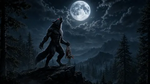 Werewolf With Dead Rabbit