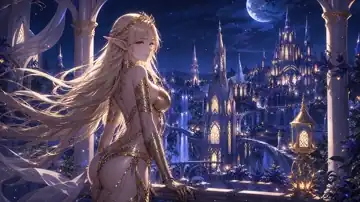 Moonlit Elven Reverie live wallpaper