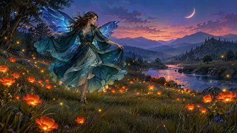 Blue Fairy by Moonlit River