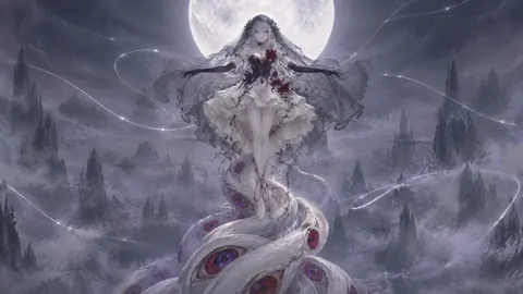 Gothic Bride Above Eyed Tentacle