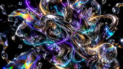 Liquid Metal and Obsidian Shards