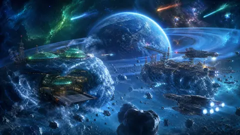 Ringed Planet Defense Station