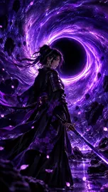 Female Samurai Before Black Hole