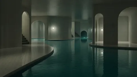 Liminal Pools Tiled Arches