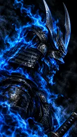 Spectral Samurai in Blue Flames