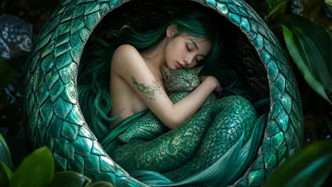 Korean Naga in Emerald Egg