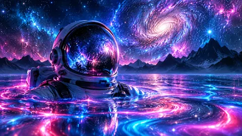 Astronaut in Cosmic Water