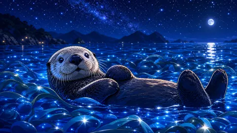 Moonlit Kelp Drift live wallpaper