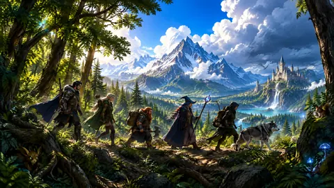 Fantasy Party on Forest Trail