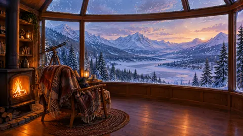Cozy Observatory Mountain Sunset