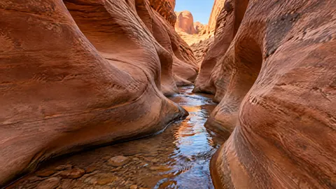Red Sandstone Canyon Stream