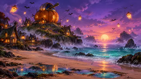 Pumpkin Observatory by the Sea
