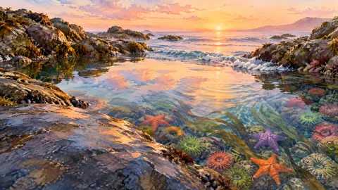 Tide Pool at Sunrise