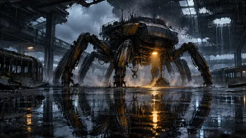 Rusted Crab Machine in Terminal
