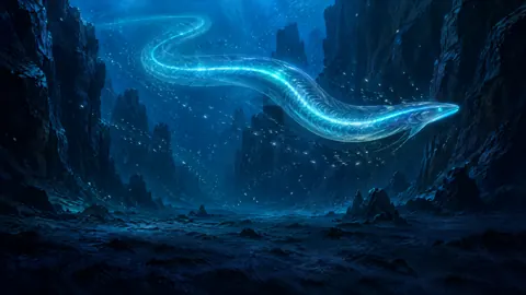 Glowing Glass Eel Canyon