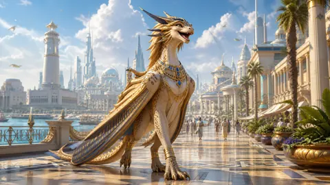 Egyptian Wyvern in Alexandria