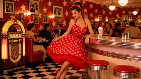 Woman at Anne's Diner