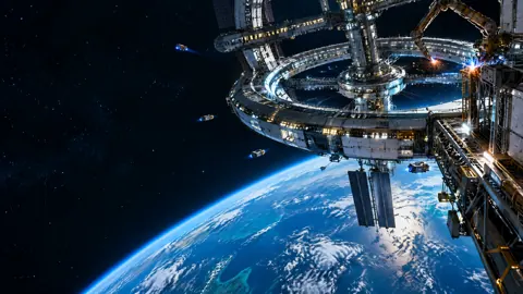 Orbital Ring Station Construction
