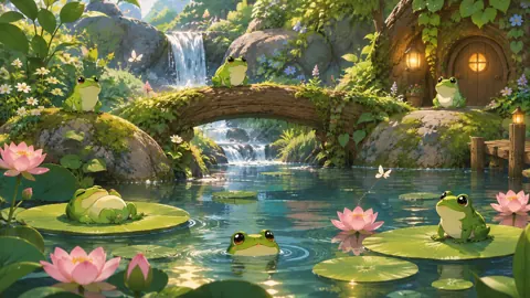 Frogs at Woodland Pond