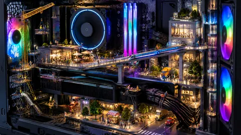 Miniature City Inside PC