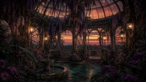 Overgrown Glass Dome Garden