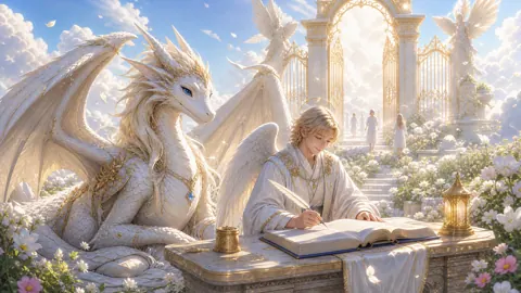 White Wyvern and Heavenly Scribe