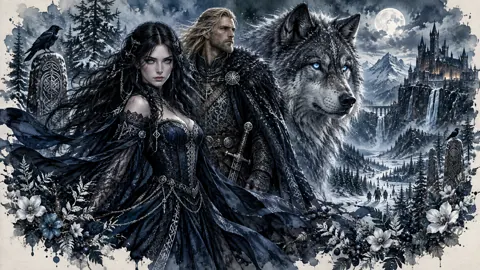 Warriors With Spectral Wolf
