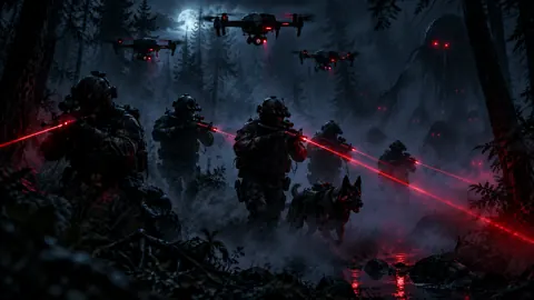 Special Forces vs Red-Eyed Monsters