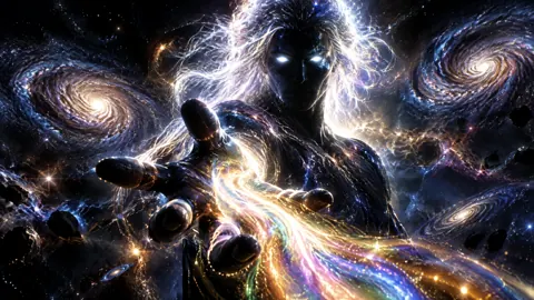 Cosmic Deity With Rainbow Energy