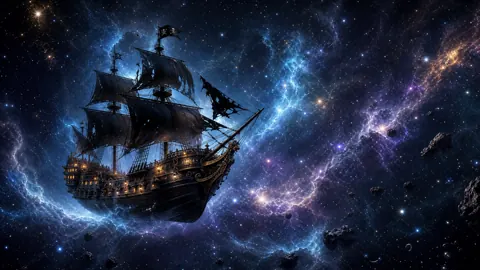 Pirate Ship in Space