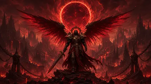 Hooded Paladin in Hell