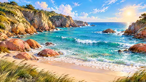 Turquoise Cove and Coral Boulders
