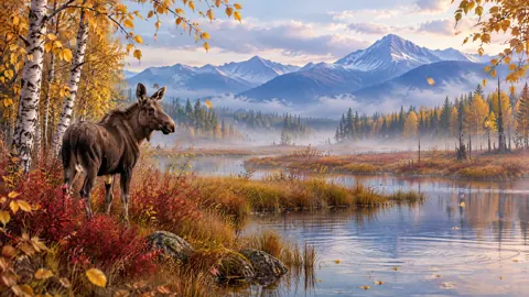 Young Moose by Misty Marsh
