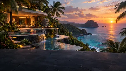 Rainforest Villa Infinity Pools