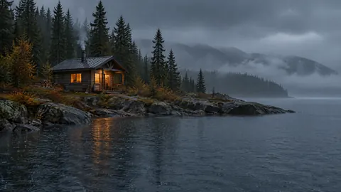 Ranger Shelter by Foggy Lake