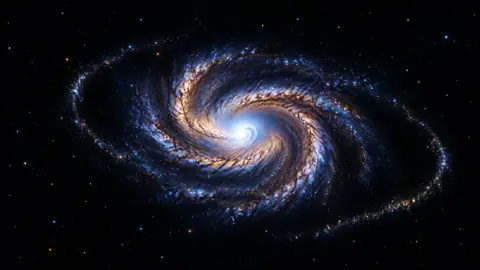 Barred Spiral Galaxy Star Lanes