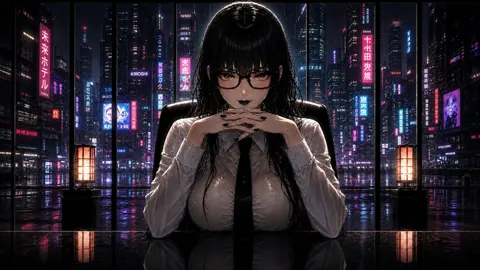 Ominous Neon Elegance live wallpaper