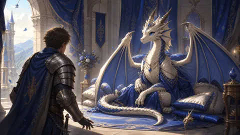 Wyvern and Knight in Tower