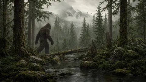 Misty Sasquatch Crossing live wallpaper