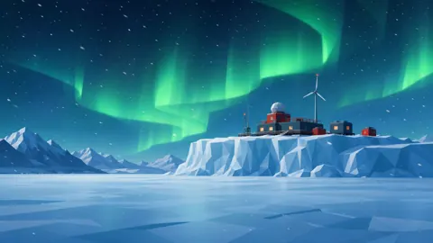 Polar Research Station Aurora