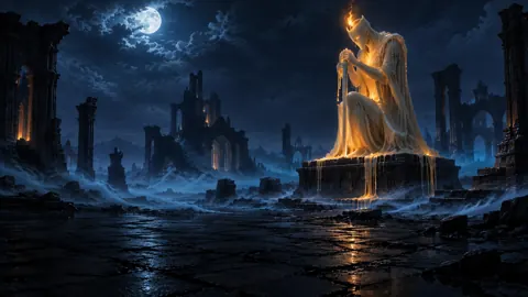 Ivory Wax Sentinel in Gothic Plaza
