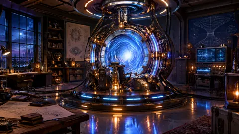 Time Machine Blue Vortex