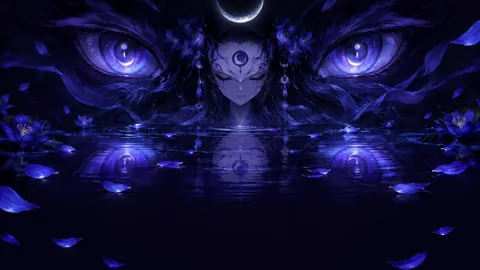 Moon Spirit Between Violet Eyes