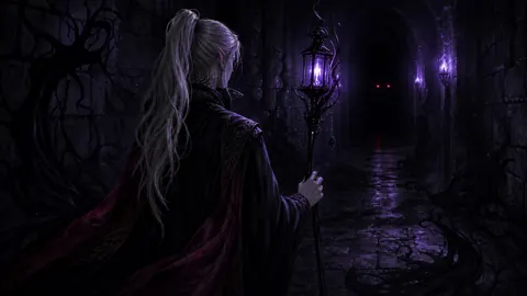 Elf With Violet Lantern