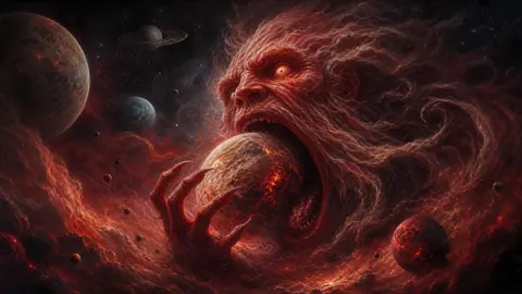 Red Ghost God Swallowing Planet