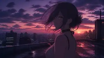 Reze At Dusk live wallpaper