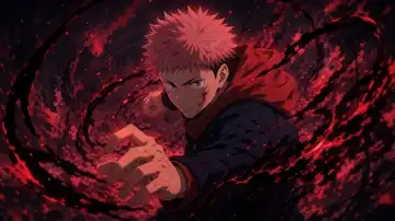Crimson Cursed Surge live wallpaper